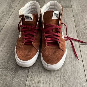 Vans Hi Top Brown Suede
